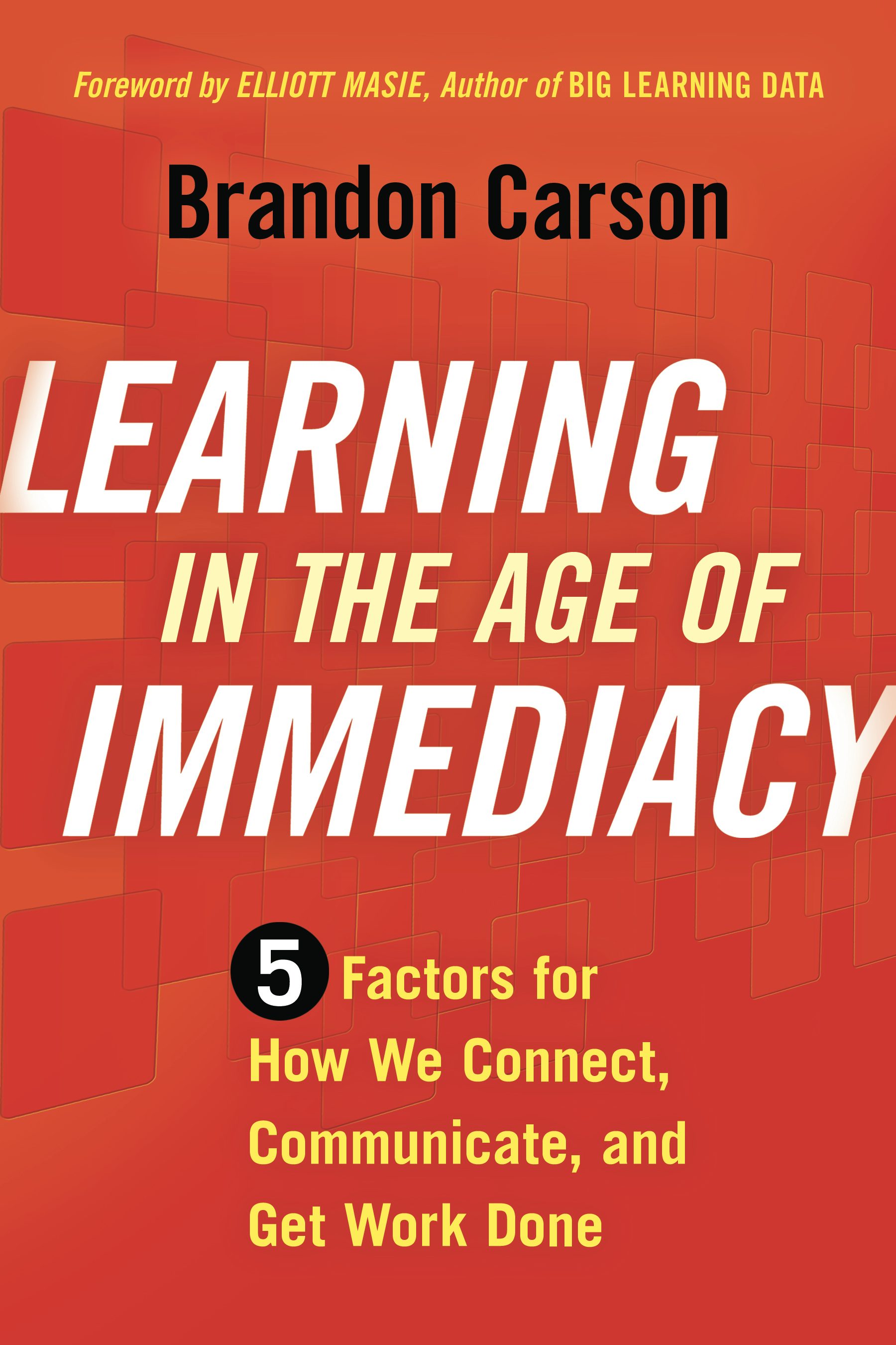 Book cover image for Learning in the Age of Immediacy ISBN: 9781562869823